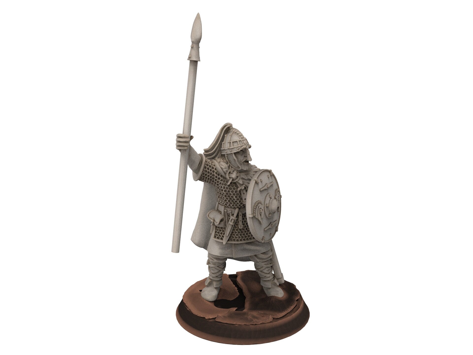 Rohan - Hengest Captain, Knight of Rohan,  the Horse-lords,  rider of the mark,  minis for wargame D&D, Lotr...  Medbury miniatures