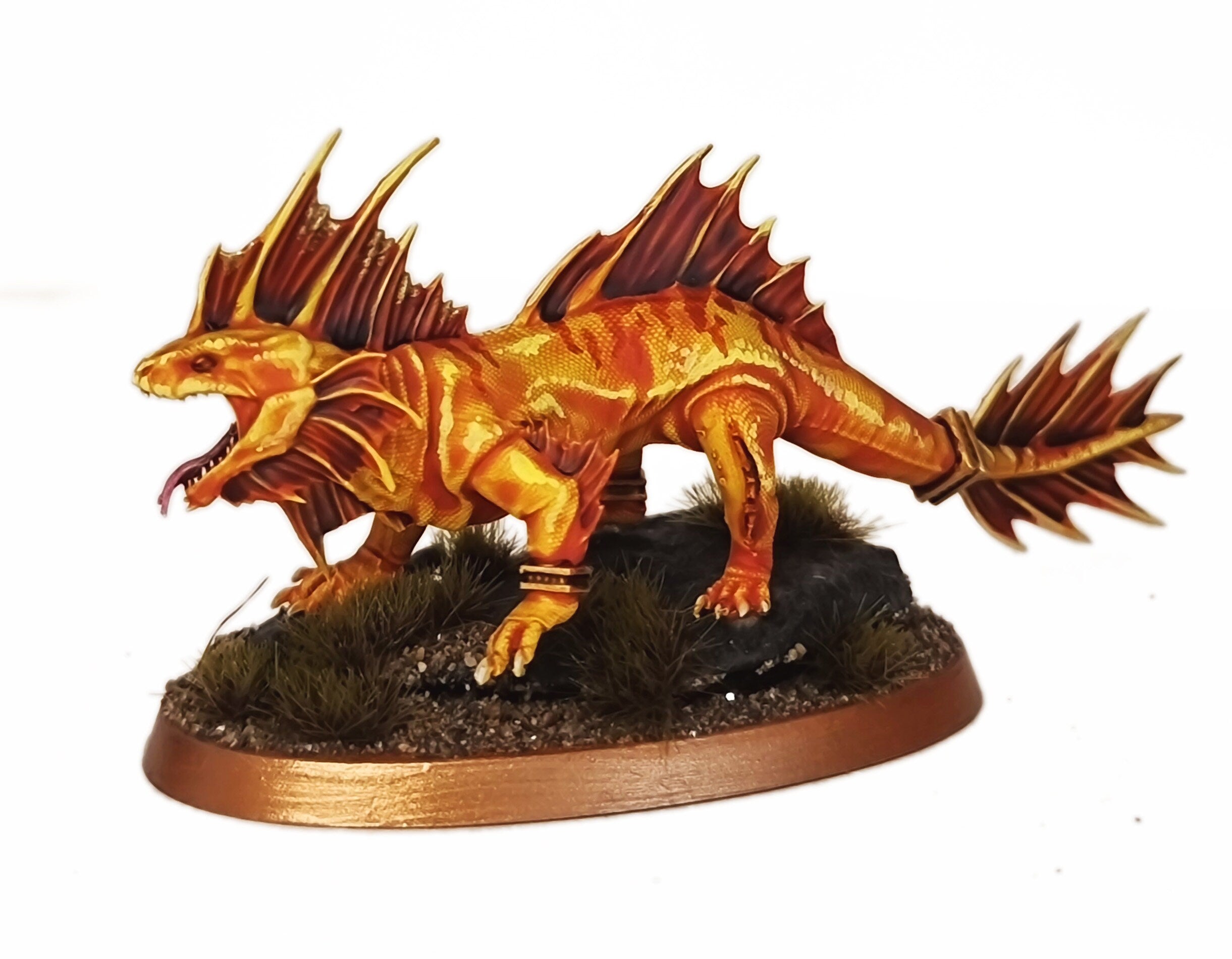 Lost temple - Salamander lizardmen usable for Oldhammer, battle, king of wars, 9th age From the South