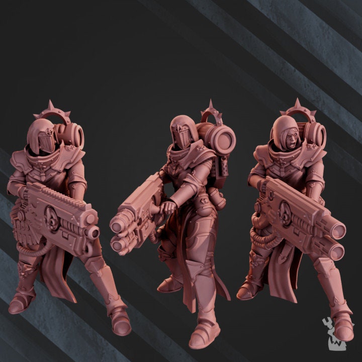 Battle Sister - Sisters Superior with Heavy Weapons, sorority, crusade battle