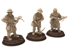 Load image into Gallery viewer, Medieval - Pavois, out of bolts, 11 to 15th century Generic mercenary Medieval soldier,  28mm Historical Wargame, Saga... Medbury miniatures
