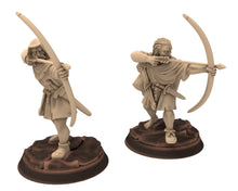 Load image into Gallery viewer, Medieval - Whelsh Archers, 11 to 15th century, Generic Medieval ranged archers longbow,  28mm Historical Wargame, Saga... Medbury miniatures
