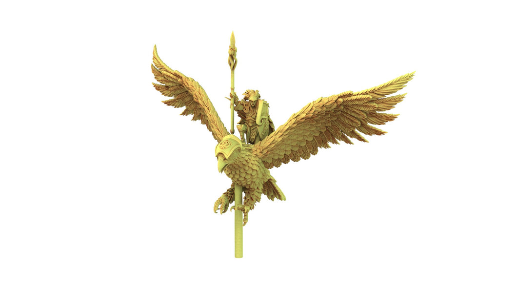 Sylvan Elves - Lord on Eagle King, forest keeper, nature's defender