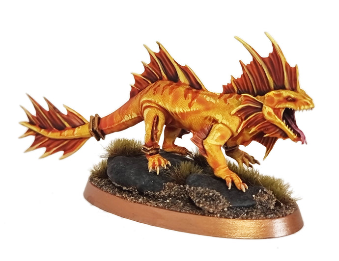 Lost temple - Salamander lizardmen usable for Oldhammer, battle, king of wars, 9th age From the South