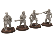 Load image into Gallery viewer, Ruffians - Bandit Arsonist, wood Thief warband, scouring Middle rings miniatures for wargame D&amp;D, Lotr... Medbury miniatures
