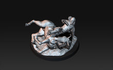 Load image into Gallery viewer, Rohan - Death West Human on Horse, Knight of Rohan, the Horse-lords, rider of the mark, minis for wargame D&amp;D, Lotr...
