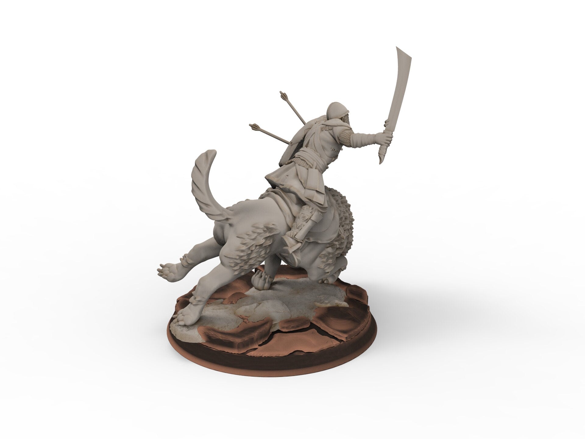 Orc horde - Death Orc Warg Rider , Orc warriors warband, Middle rings miniatures pour wargame D&D, Lotr...