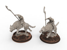 Load image into Gallery viewer, Orc horde - Orc Warg Rider , Orc warriors warband, Middle rings miniatures pour wargame D&amp;D, Lotr...

