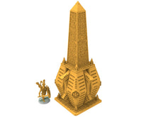 Load image into Gallery viewer, Cinan - Monumental structure, guardians of the Necropolis, modular posable miniatures
