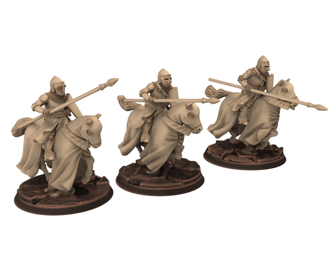 Medieval - Noble Knights, 14th century Generic men at arms Medieval Knights,  28mm Historical Wargame, Saga... Medbury miniatures