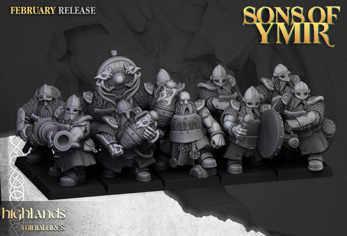 Dwarves - Firespitters, Sons of Ymir.