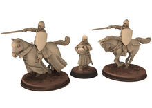 Load image into Gallery viewer, Medieval - Scotland - Generic Mounted sergeants spears at fight, 14th century Medieval,  28mm Historical Wargame, Saga... Medbury miniatures

