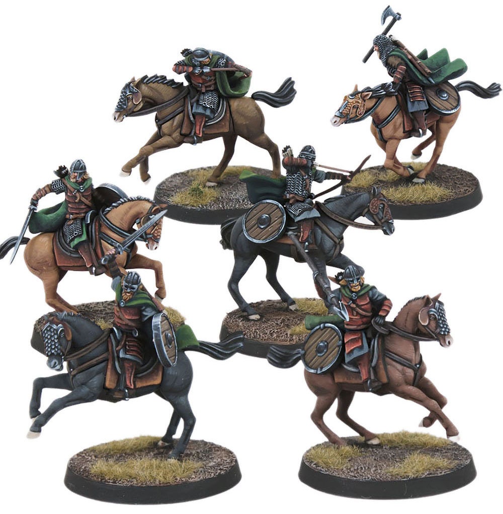 Rohan - West Human Riders, Knight of Rohan, the Horse-lords, rider of the mark, minis for wargame D&D, Lotr...