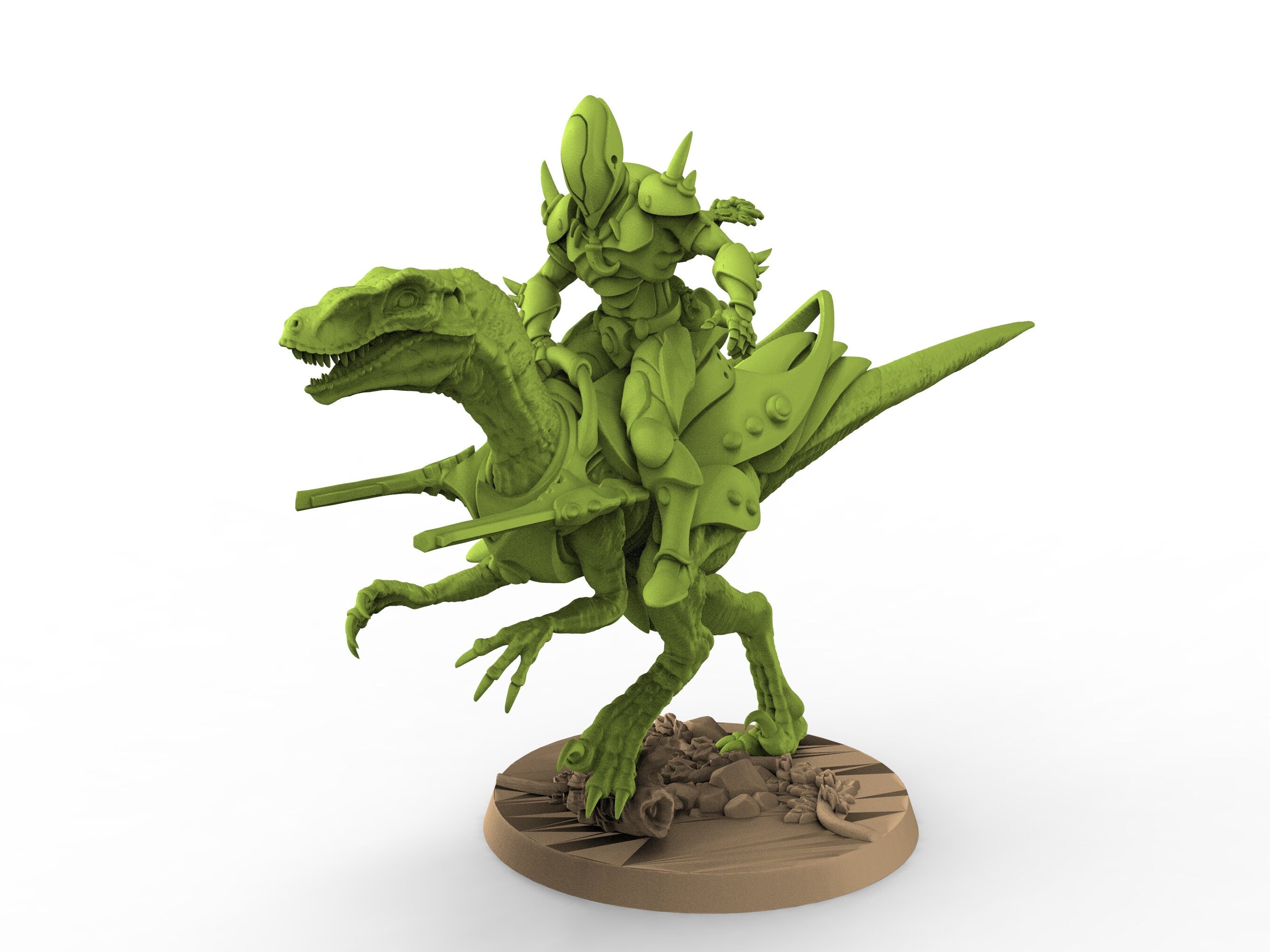 Exotic Elves - Deinonichus Raiders