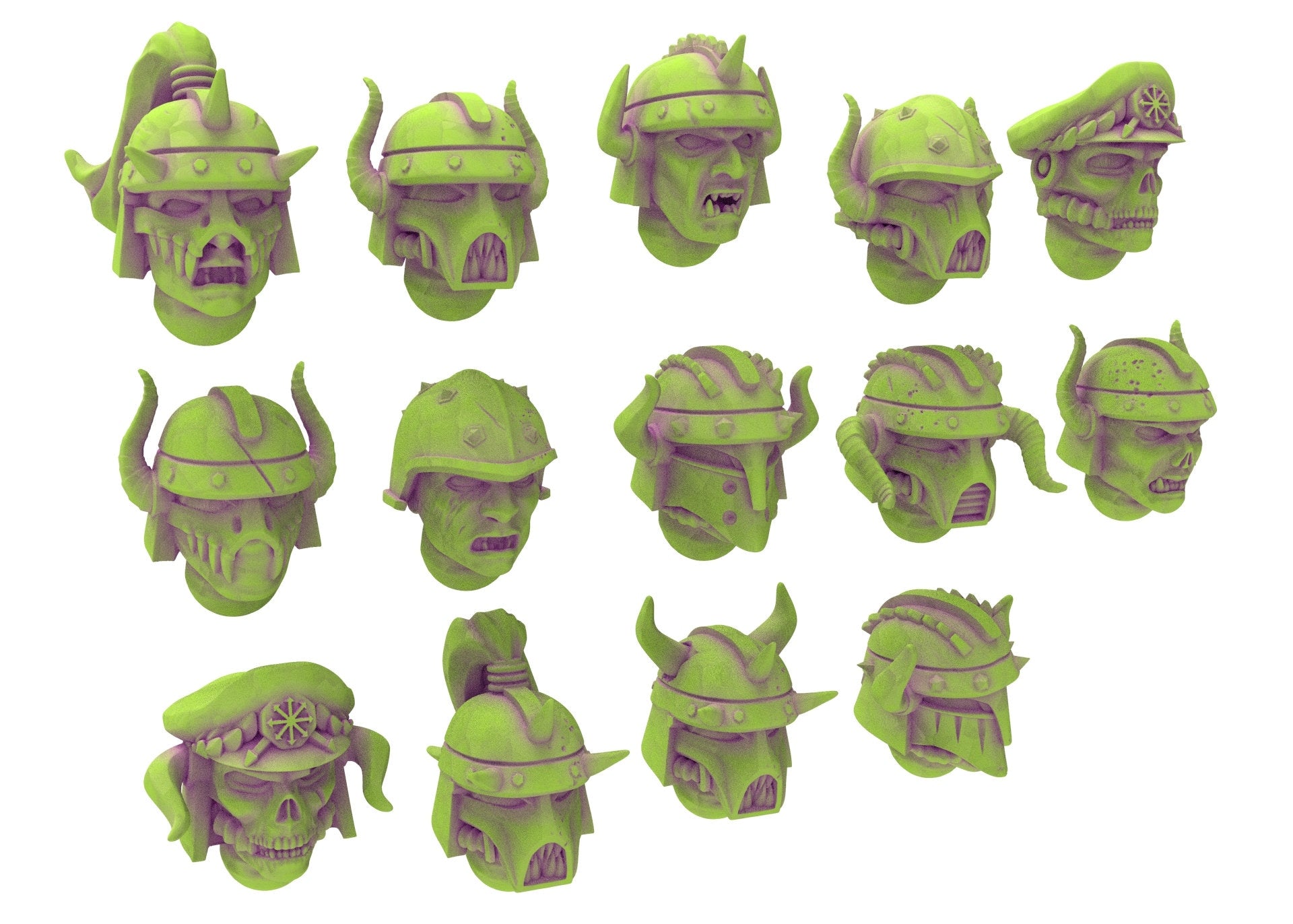 Harbingers of darkness -  Officer Commissioners Heretic Cultist of Chaos - Siege of Vos-Phorax, Quartermaster3D wargame modular miniatures