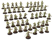 Load image into Gallery viewer, Harbingers of darkness -  Heretic Cultist Full Platoon - Full Platoon - Siege of Vos-Phorax, Quartermaster3D wargame modular miniatures
