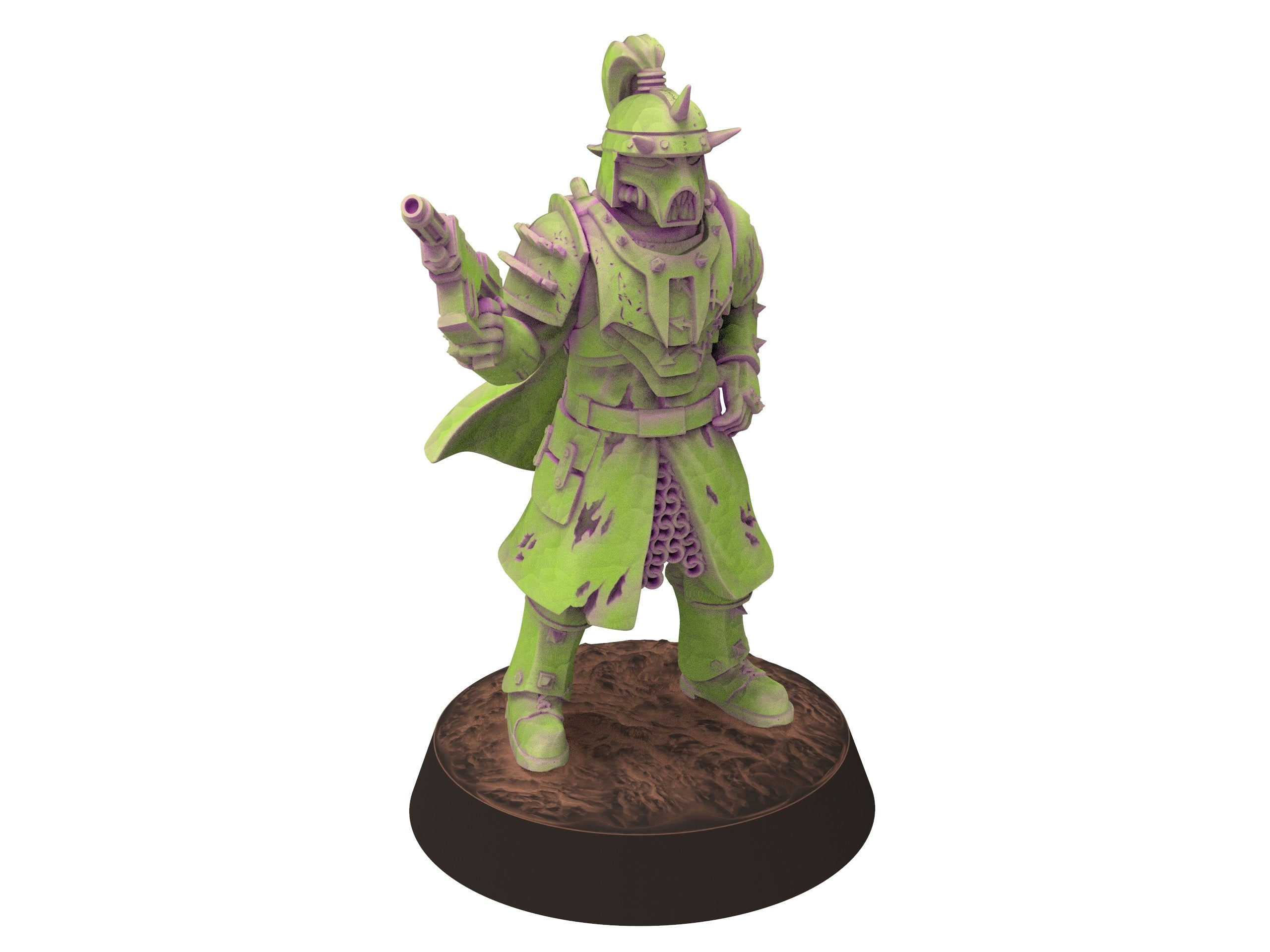 Harbingers of darkness -  Officer Commissioners Heretic Cultist of Chaos - Siege of Vos-Phorax, Quartermaster3D wargame modular miniatures