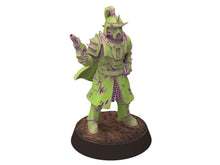 Load image into Gallery viewer, Harbingers of darkness -  Officer Commissioner V6 Heretic Cultist of Chaos - Siege of Vos-Phorax, Quartermaster3D wargame modular miniatures
