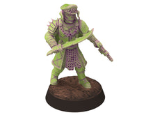 Load image into Gallery viewer, Harbingers of darkness -  Officer Commissioner V6 Heretic Cultist of Chaos - Siege of Vos-Phorax, Quartermaster3D wargame modular miniatures
