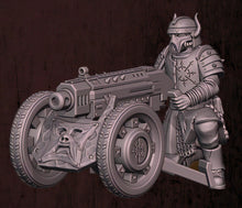 Load image into Gallery viewer, Harbingers of darkness -  Heretic Bloodsworn Heavy weapon - Support weapon - Siege of Vos-Phorax, Quartermaster3D wargame modular miniatures
