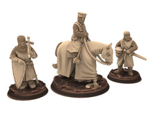 Load image into Gallery viewer, Medieval - Noble Knights foot bundle, 13th century Generic Medieval Knights,  28mm Historical Wargame, Saga... Medbury miniatures

