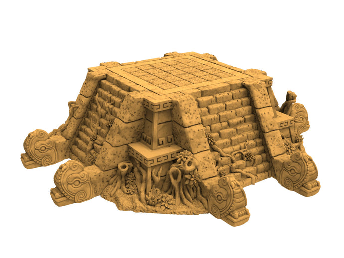 Lost temple - Jungle Esplanade from the East usable for Oldhammer, battle, king of wars, 9th age