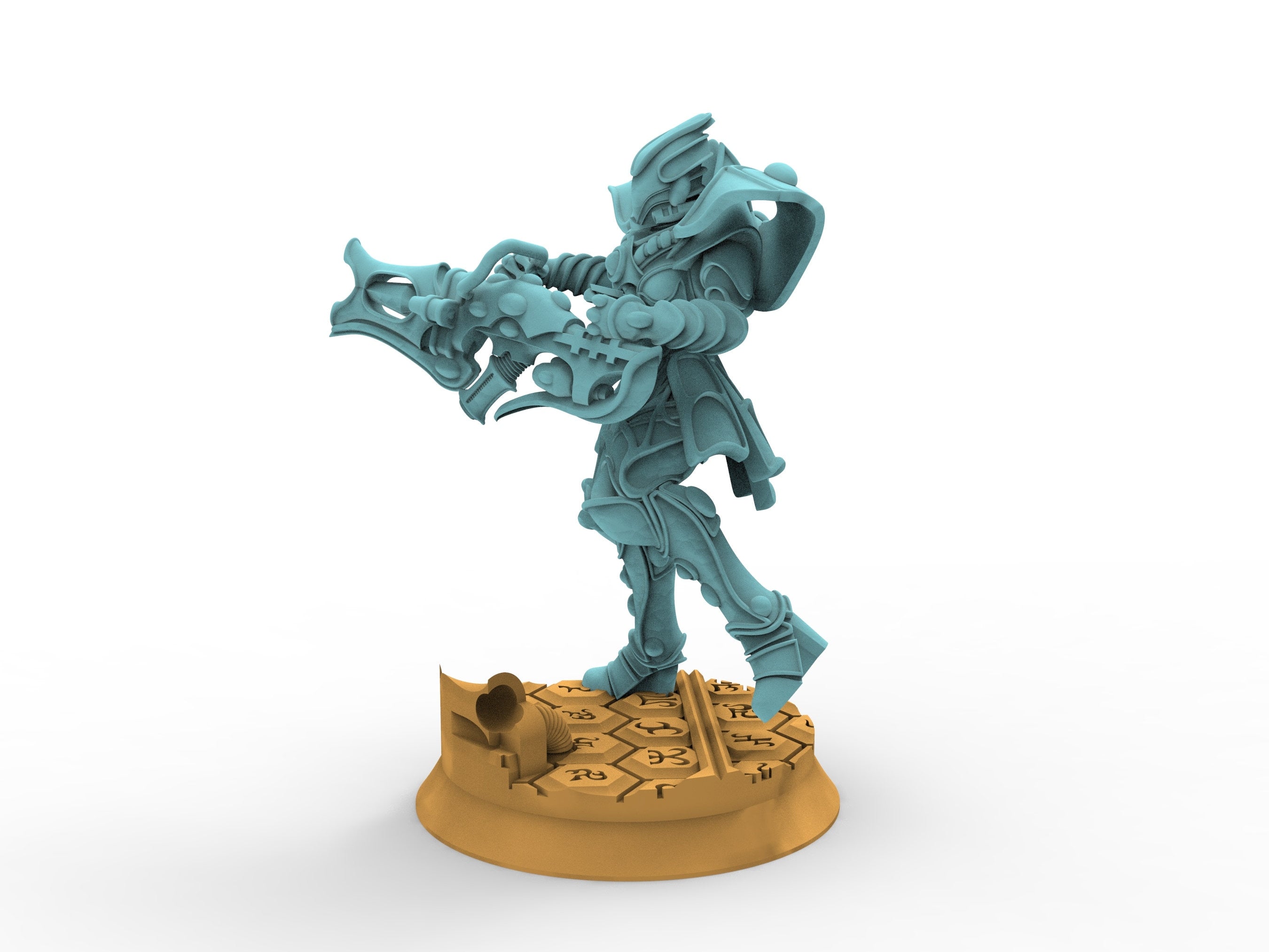 Space Elves - Bone Climbers Troops and Leader