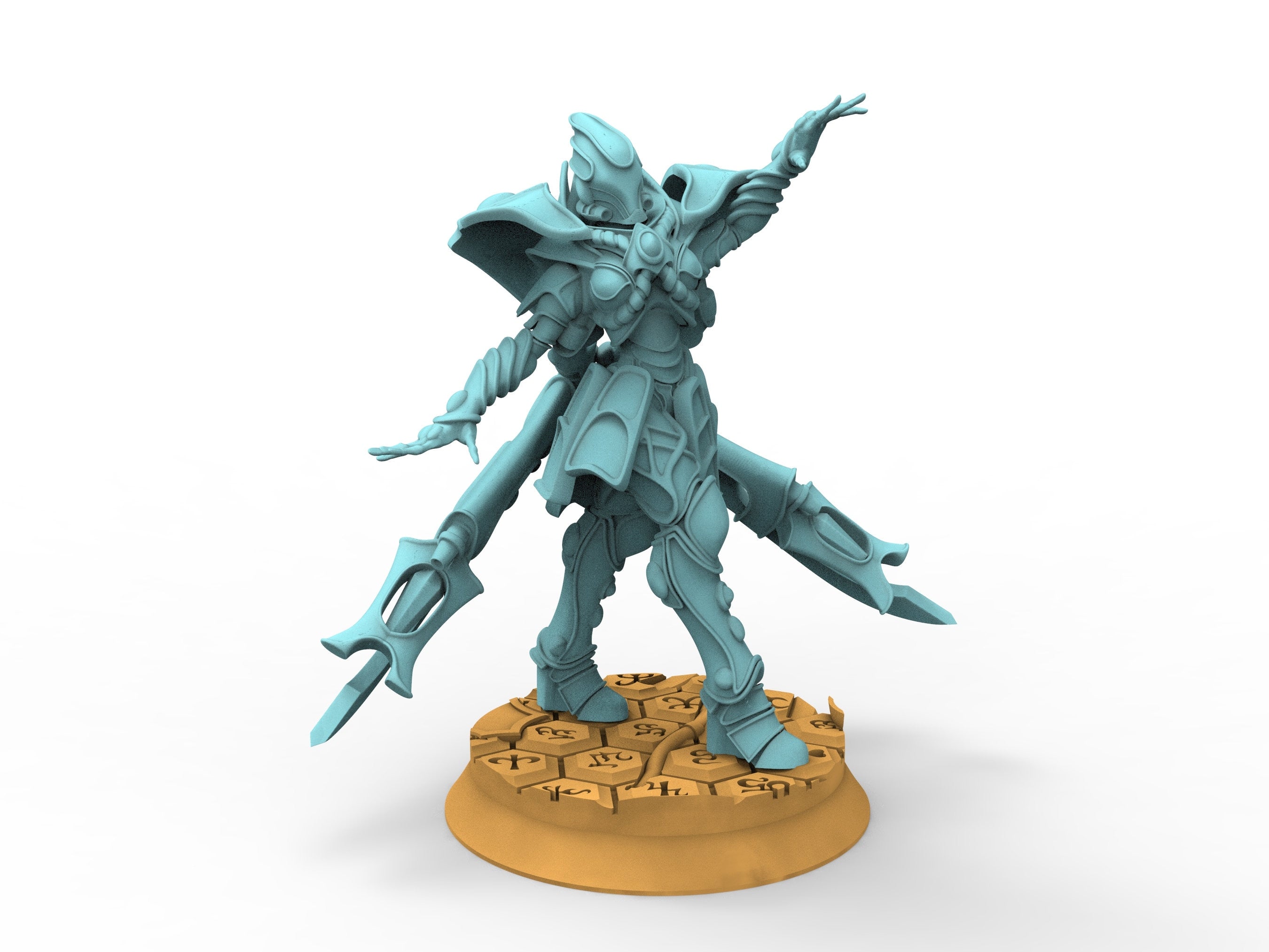 Space Elves - Bone Climbers Troops and Leader