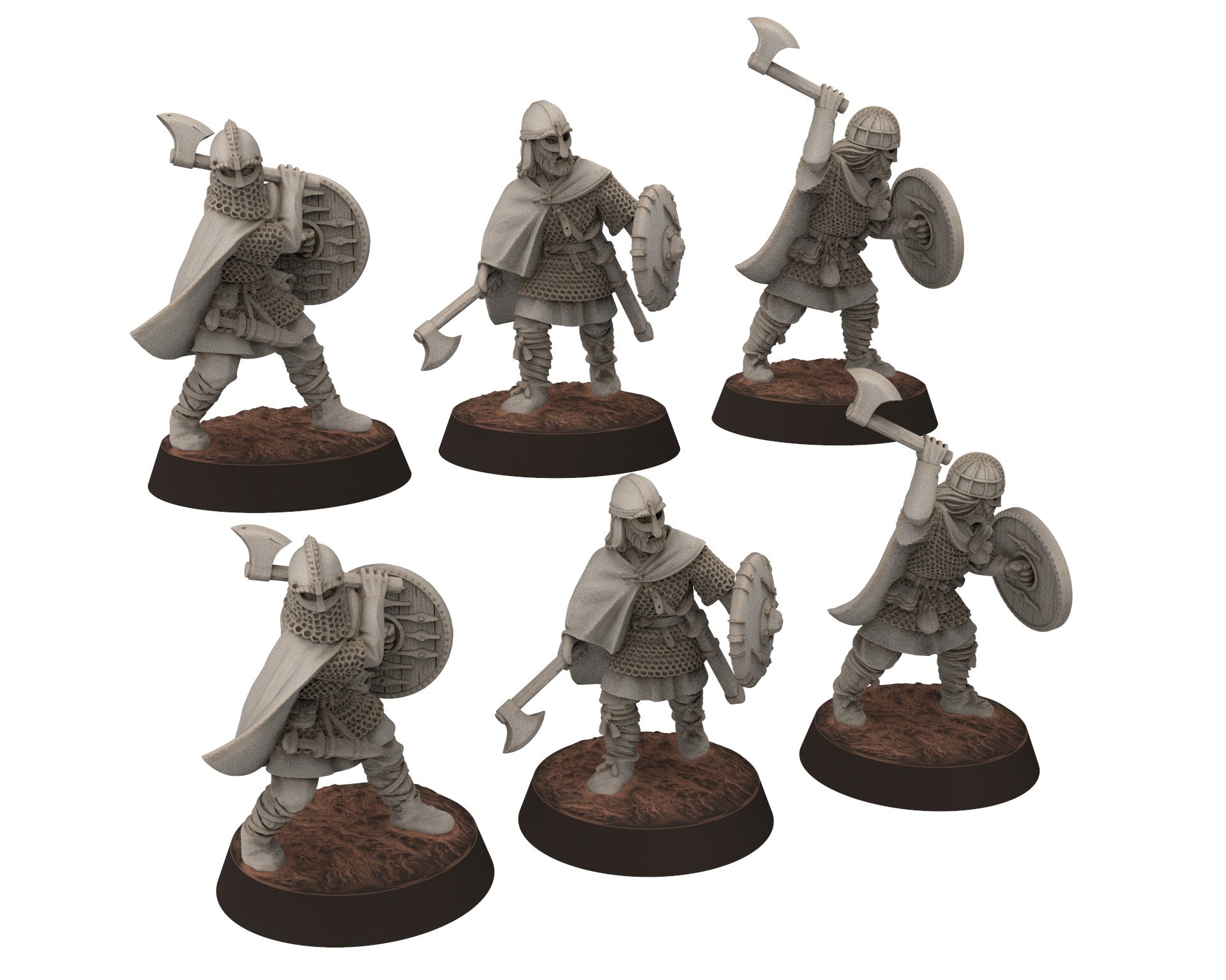 Wildmen - Wildmen  Infantry Army bundle, Dun warriors warband, Middle rings miniatures for wargame D&D, Lotr... Medbury miniatures