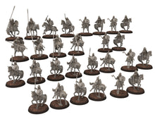 Load image into Gallery viewer, Wildmen - Wildmen Heavy Lancer Cavalry, Dun warriors warband, Middle rings miniatures for wargame D&amp;D, Lotr... Medbury miniatures
