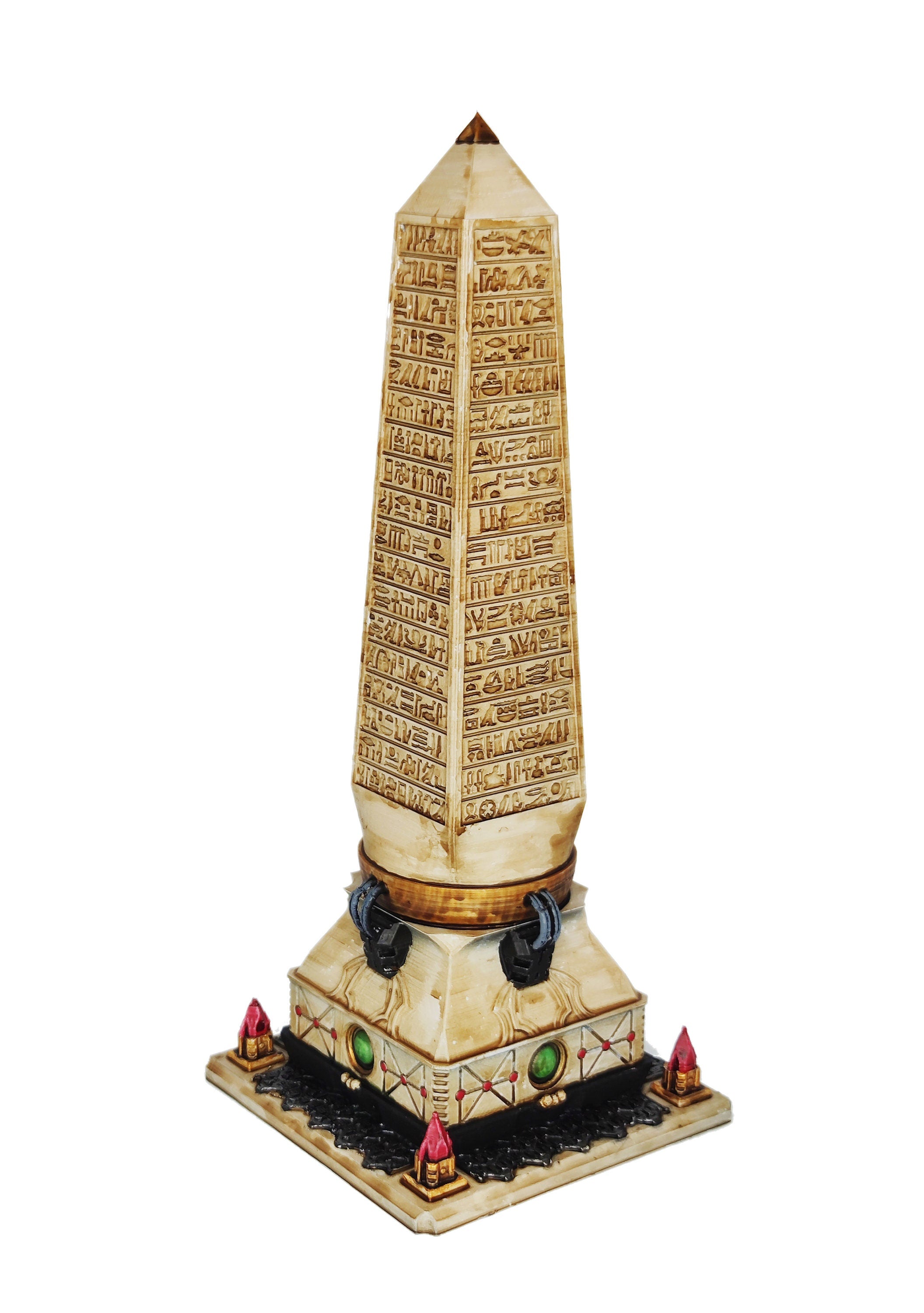 Cinan - Monumental structure, guardians of the Necropolis, modular posable miniatures