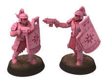 Load image into Gallery viewer, Harbingers of darkness - Blood god Axes - Specist infantry, Siege of Vos-Phorax, Quartermaster3D tabletop wargame modular miniatures
