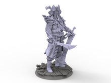Load image into Gallery viewer, Creatures - Cursed Captain Pirate, The Eternal Storm, for Wargames, Pathfinder, Dungeons &amp; Dragons and other TTRPG.
