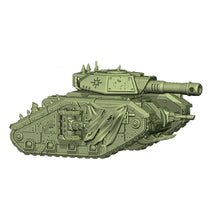 Load image into Gallery viewer, Harbingers of darkness -  Ogre MBT Main Battle Tank - Heretic Renegade - Siege of Vos-Phorax, Quartermaster3D wargame modular miniatures
