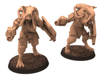 Load image into Gallery viewer, Harbingers of darkness -  Corrupt Phoraxian Devils Deamons of Chaos Ranged - Siege of Vos-Phorax, Quartermaster3D wargame modular miniatures
