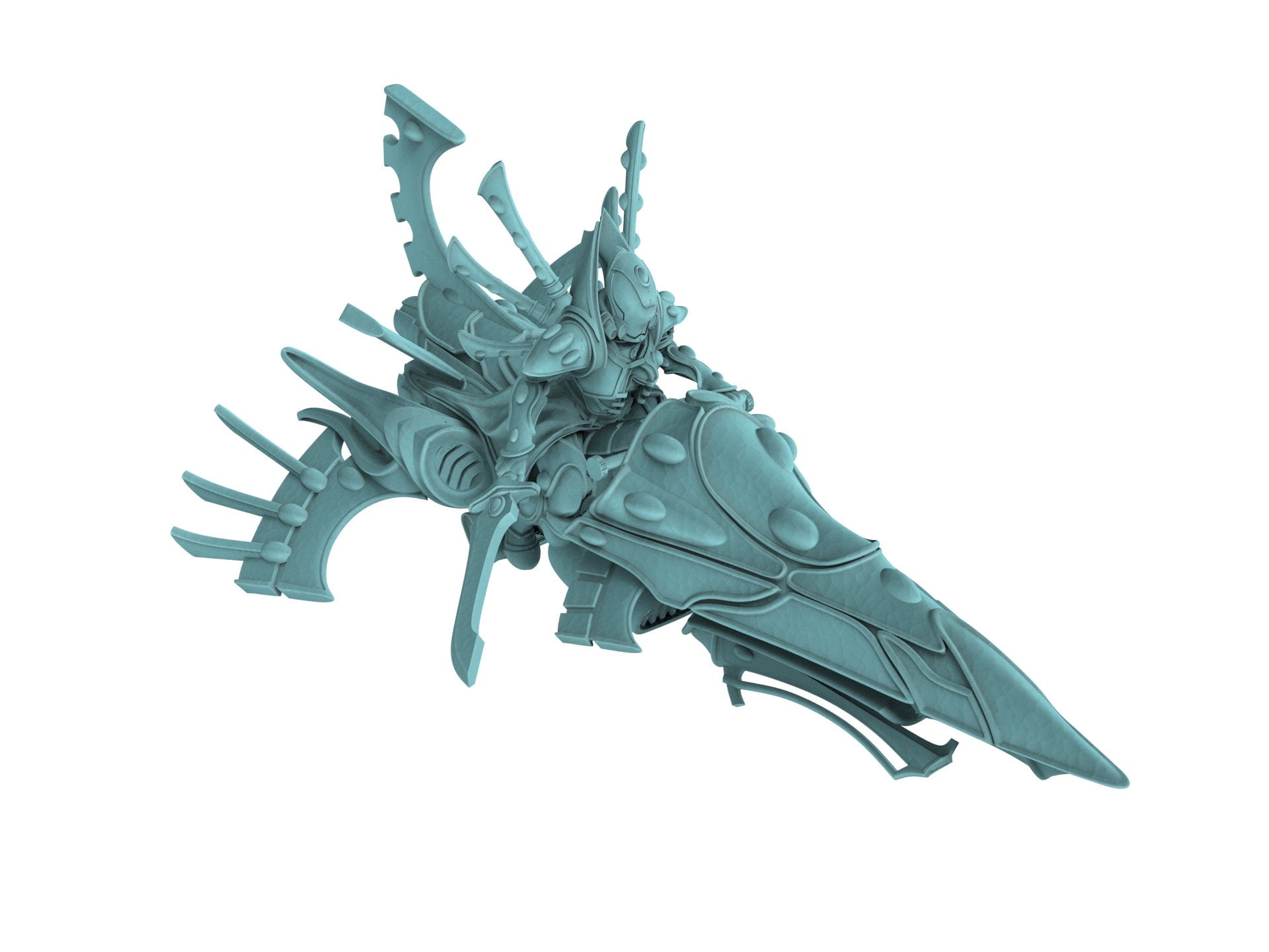 Space Elves - Bone Commander on Jetbike