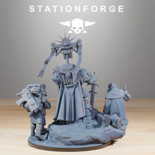 Load image into Gallery viewer, Socratis - Grand Master Chapter Chaplain, infanterie mécanisée, empire post apocalyptique, utilisable pour tabletop wargame.
