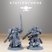 Load image into Gallery viewer, Socratis - Crusaders, mechanized infantry, post apocalyptic empire, usable for tabletop wargame.
