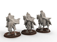 Load image into Gallery viewer, Orcs horde - Mounted Wraith Lords , ruins city river, Middle rings miniatures for wargame D&amp;D, Lotr.. Khurzluk Miniatures

