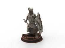 Load image into Gallery viewer, Orcs horde - Dark Souled Troops on Foot, ruins city river, Middle rings miniatures for wargame D&amp;D, Lotr.. Khurzluk Miniatures
