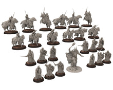 Load image into Gallery viewer, Orc horde - Black Footmen of the dark lord, ruined city immortal warrior, Middle rings Infantry for wargame D&amp;D, Lotr.. Dark Lord Miniatures
