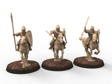 Load image into Gallery viewer, Medieval - Norman knights on Foot V2, 11th century, Norman dynasty, Medieval soldiers, 28mm Historical Wargame, Saga... Medbury miniatures
