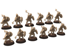 Load image into Gallery viewer, Vendel Era - Infantry bundle, Germanic Tribe Warband Warriors, 7 century, miniatures 28mm, for wargame Historical... Medbury miniature
