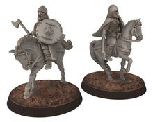 Load image into Gallery viewer, Wildmen - Wildmen light Lancer Cavalry, Dun warriors warband, Middle rings miniatures for wargame D&amp;D, Lotr... Medbury miniatures

