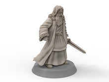 Load image into Gallery viewer, Rohan - King Thodén, Kingdom of Rohan,  the Horse-lords,  rider of the mark,  minis for wargame D&amp;D, Lotr...
