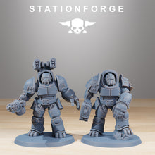 Load image into Gallery viewer, Socratis - Vanguard, mechanized infantry, post apocalyptic empire, usable for tabletop wargame.
