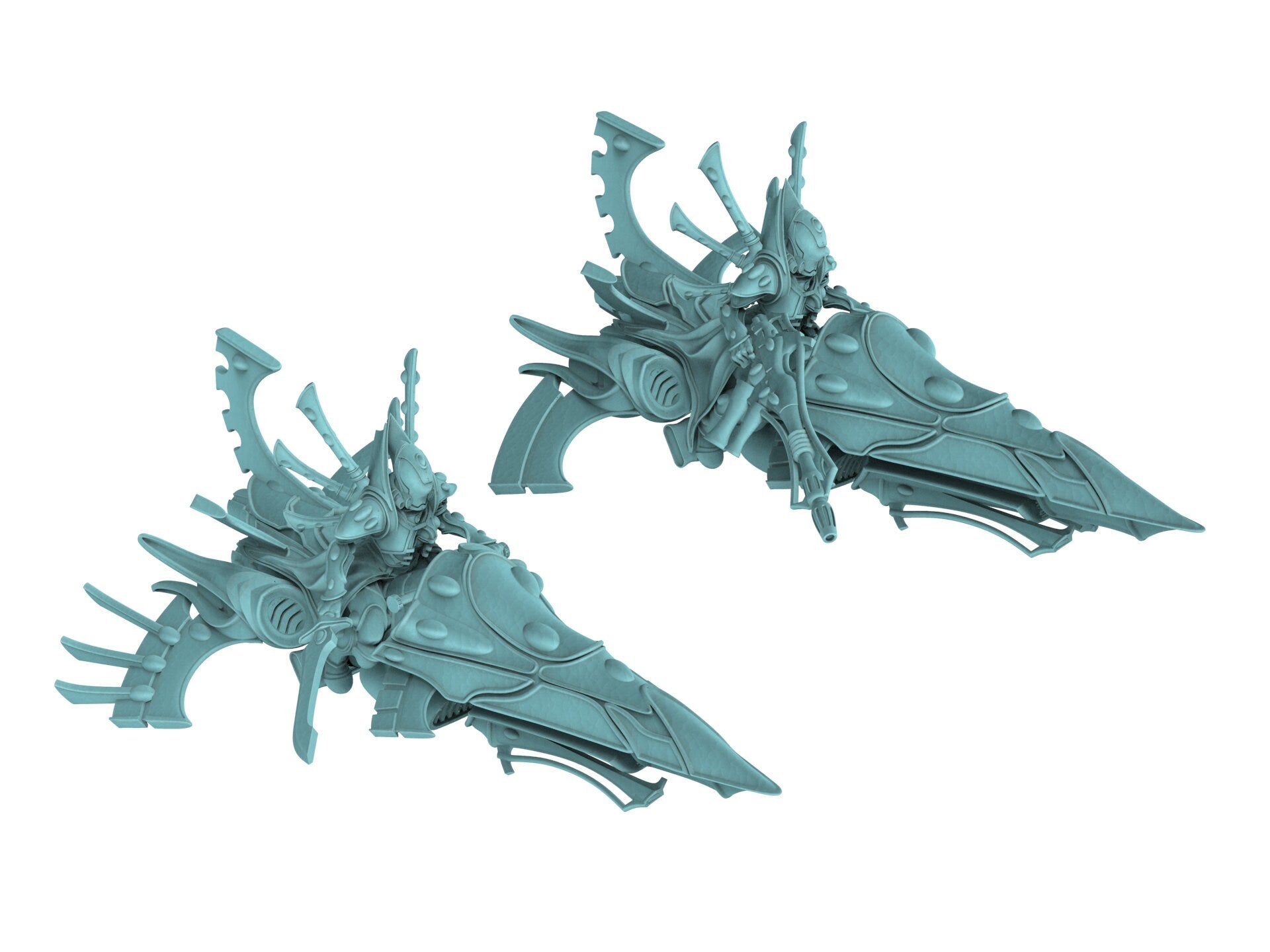 Space Elves - Bone Commander on Jetbike