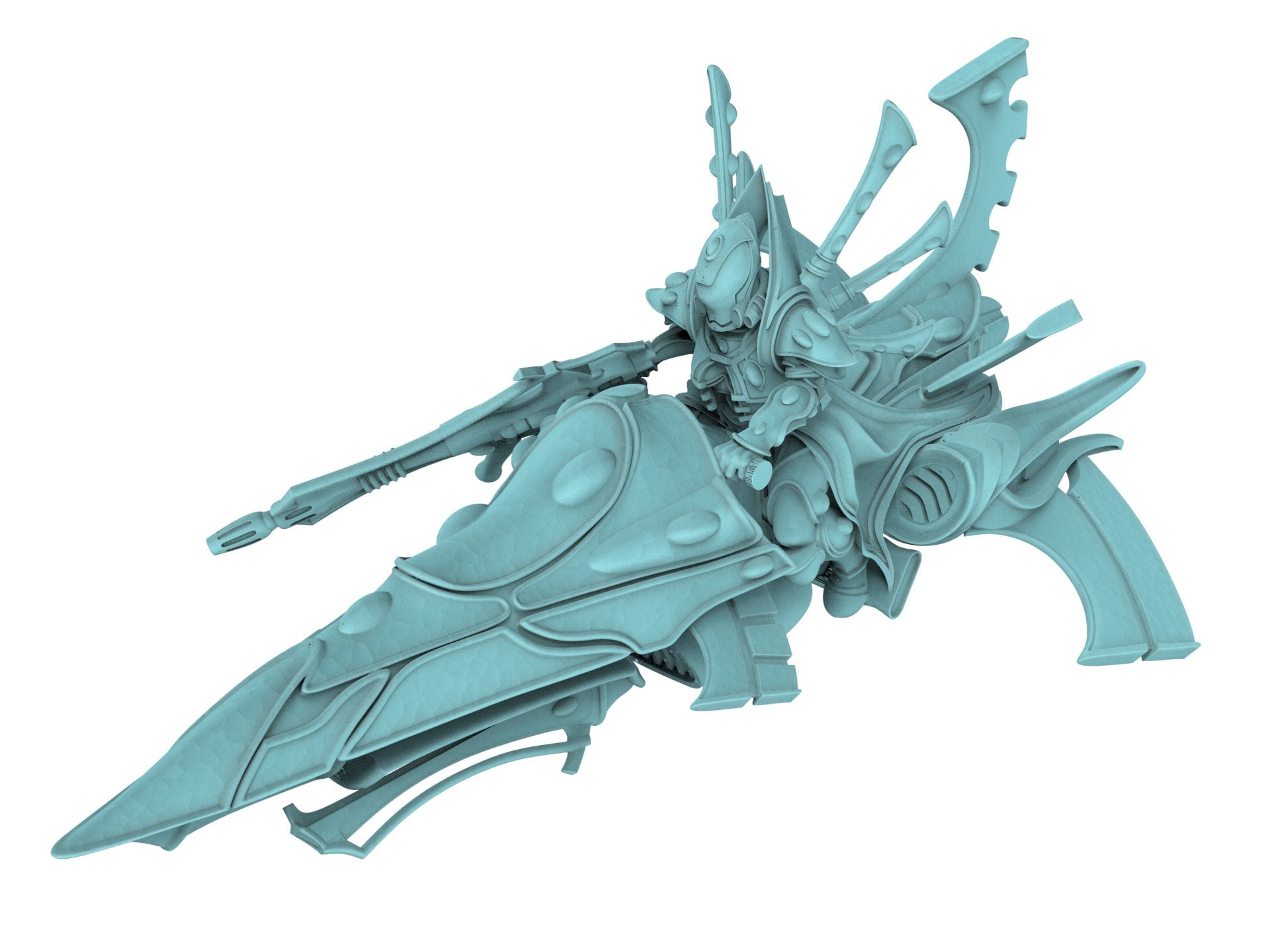 Space Elves - Bone Commander on Jetbike