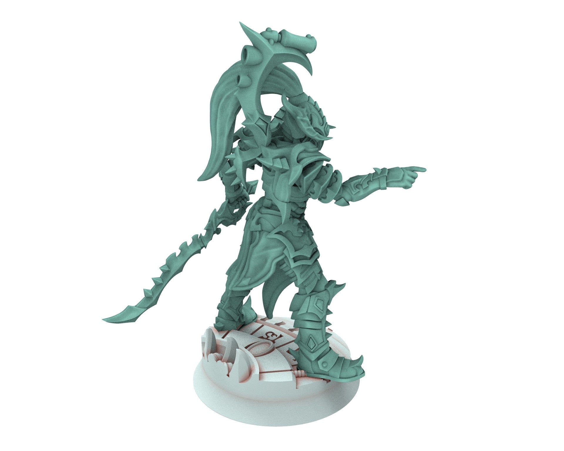 Dark city - Ghoul Dark Elf Raider King court, Dark eldar drow