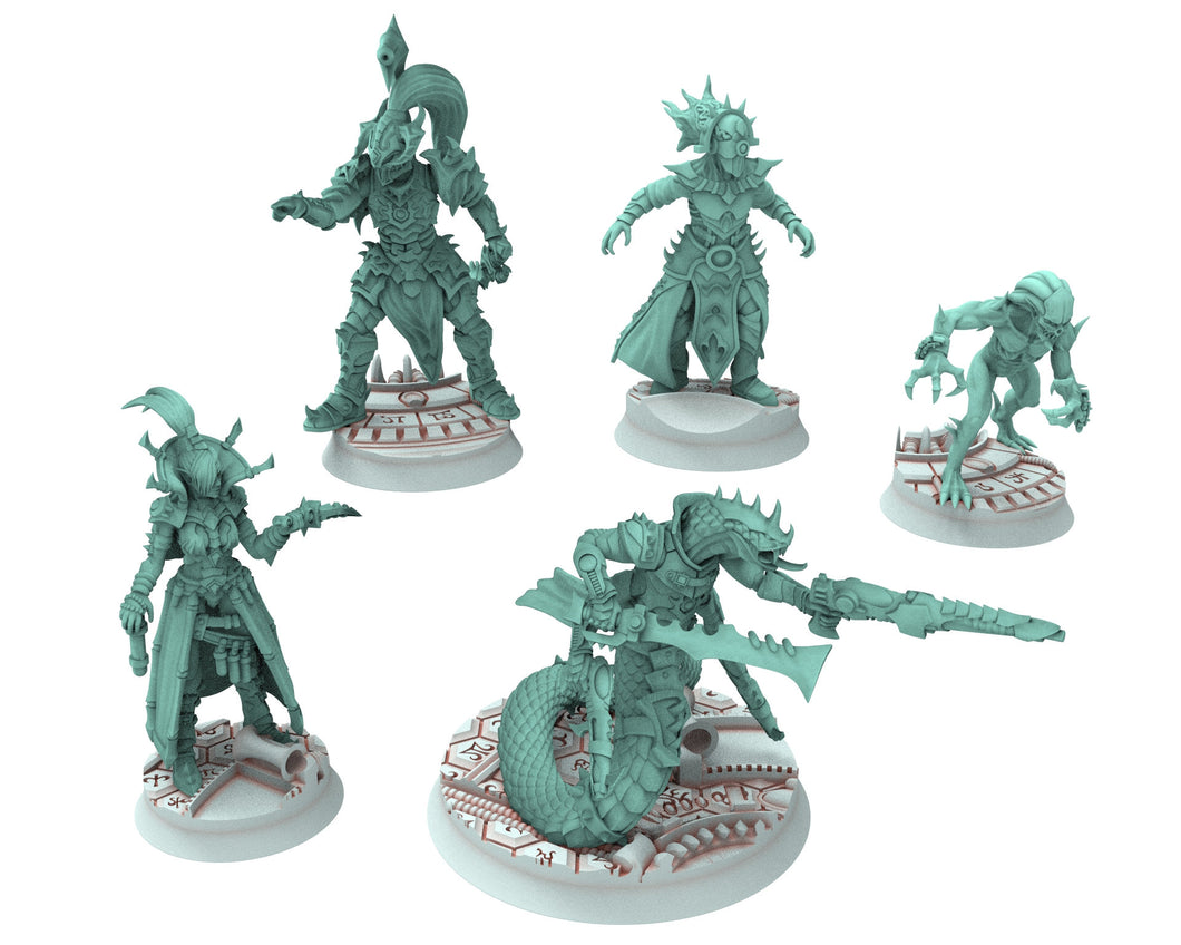 Dark city - Ghoul Dark Elf Raider King court, Dark eldar drow