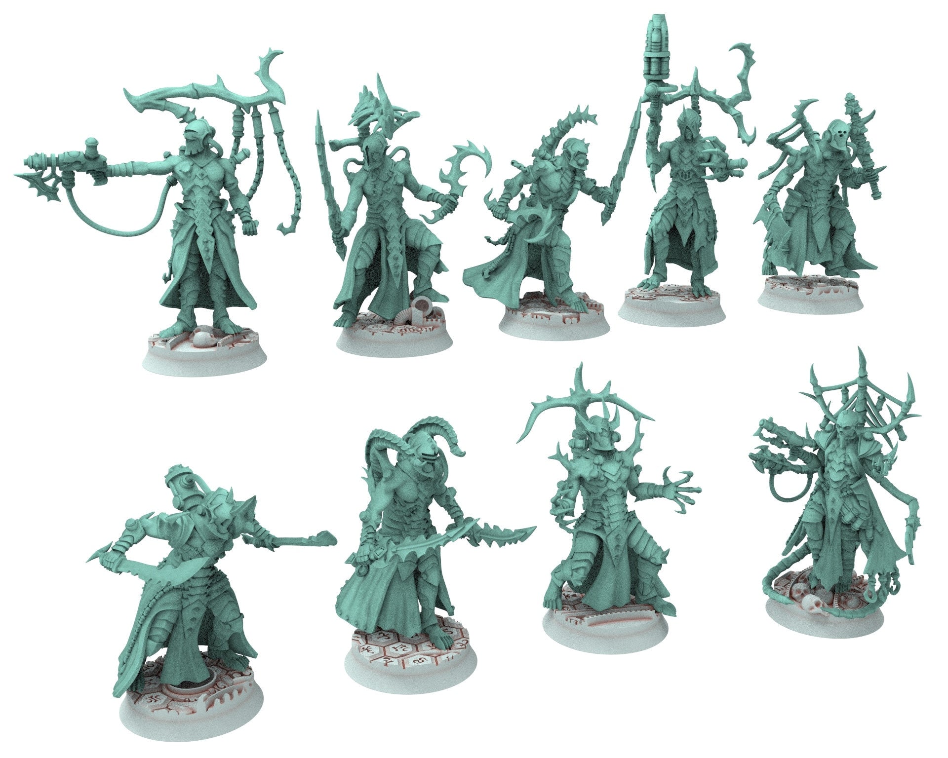 Dark City - The Obsessed, Tortured warriors polyvalent & sadistic  soldiers Dark eldar drow